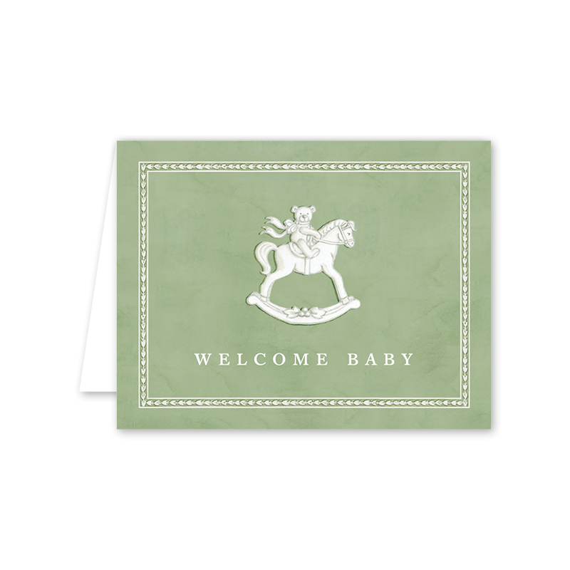 Porcelain Verte Baby: Single Card