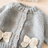 Sawyer Hat Baby Kid Beanie Winter Fall Holiday Christmas: Bowie Grey / XS 3-6m