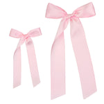 Sash Bow - Satin Clip: Large & Small Bow / Alligator Clip