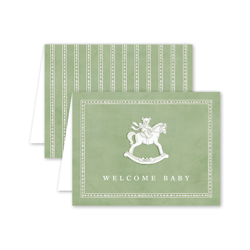 Porcelain Verte Baby: Single Card
