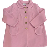 Round Yoke Coat - Rose
