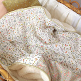Baby blanket Liberty® fabric and fleece: GUS