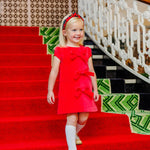 Betts Bow Dress - Velveteen