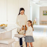 Townsend Turtleneck Sweater - Palmetto Pearl/Gold