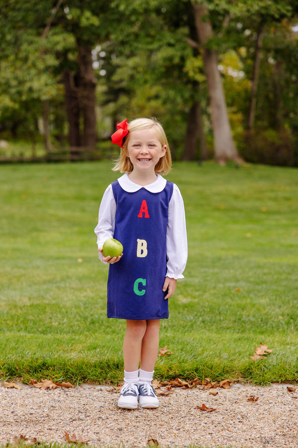 Maude's Peter Pan Pima Blouse- Long Sleeve