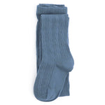 Cable Knit Tights - Denim