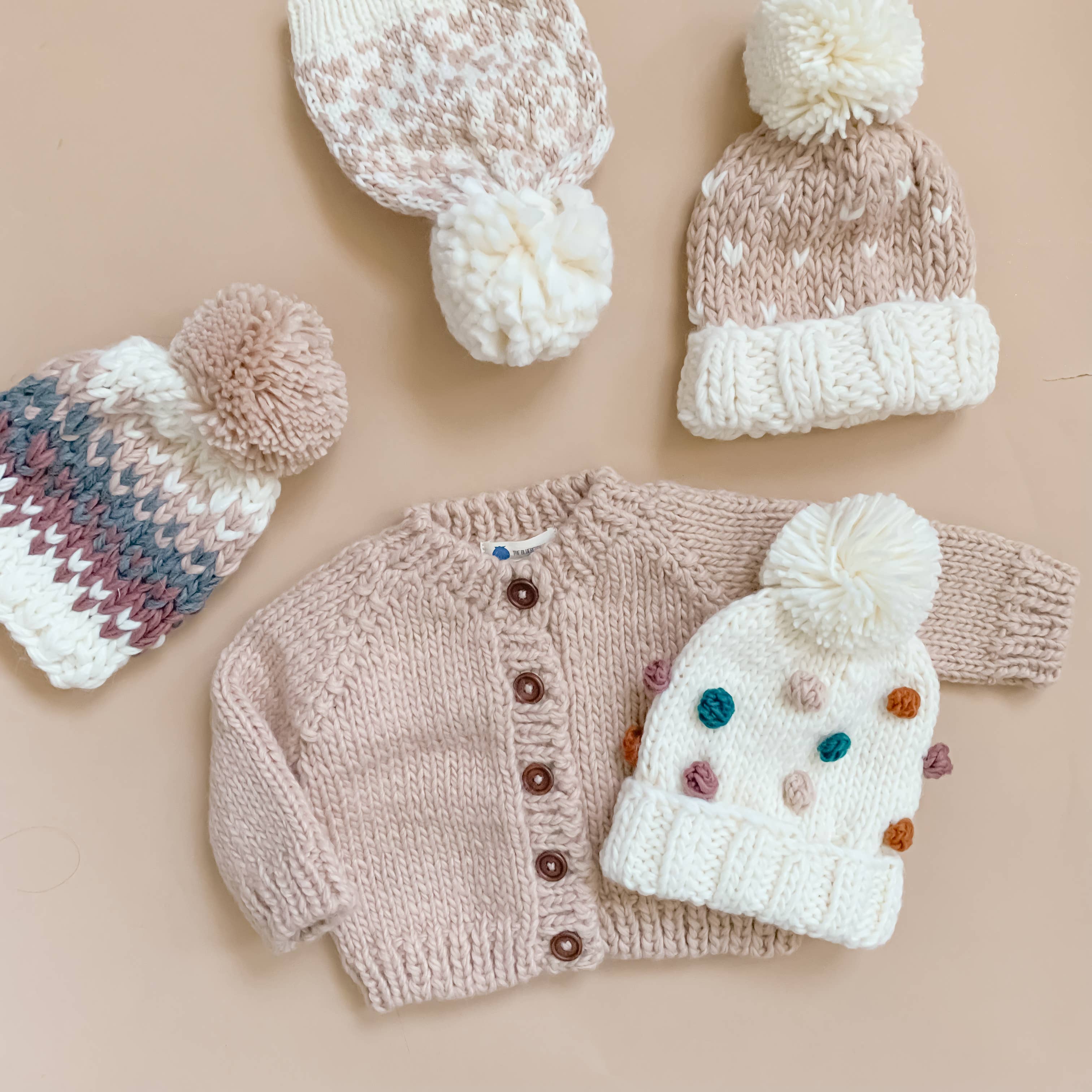 Classic Cardigan, Blush Baby Kid Valentine's Sweater Winter: 6-12 mths