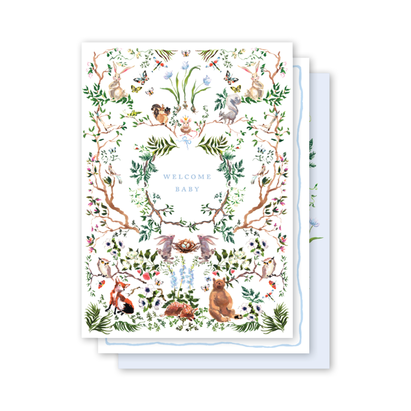 Woodland Blue: Milestone Cards - Set of 15