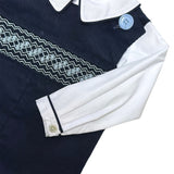 Hand Smocked Boy'S Overall Set London Collection