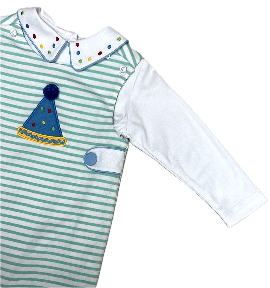 Boys Birthday Hat Overall Set Birthday Collection