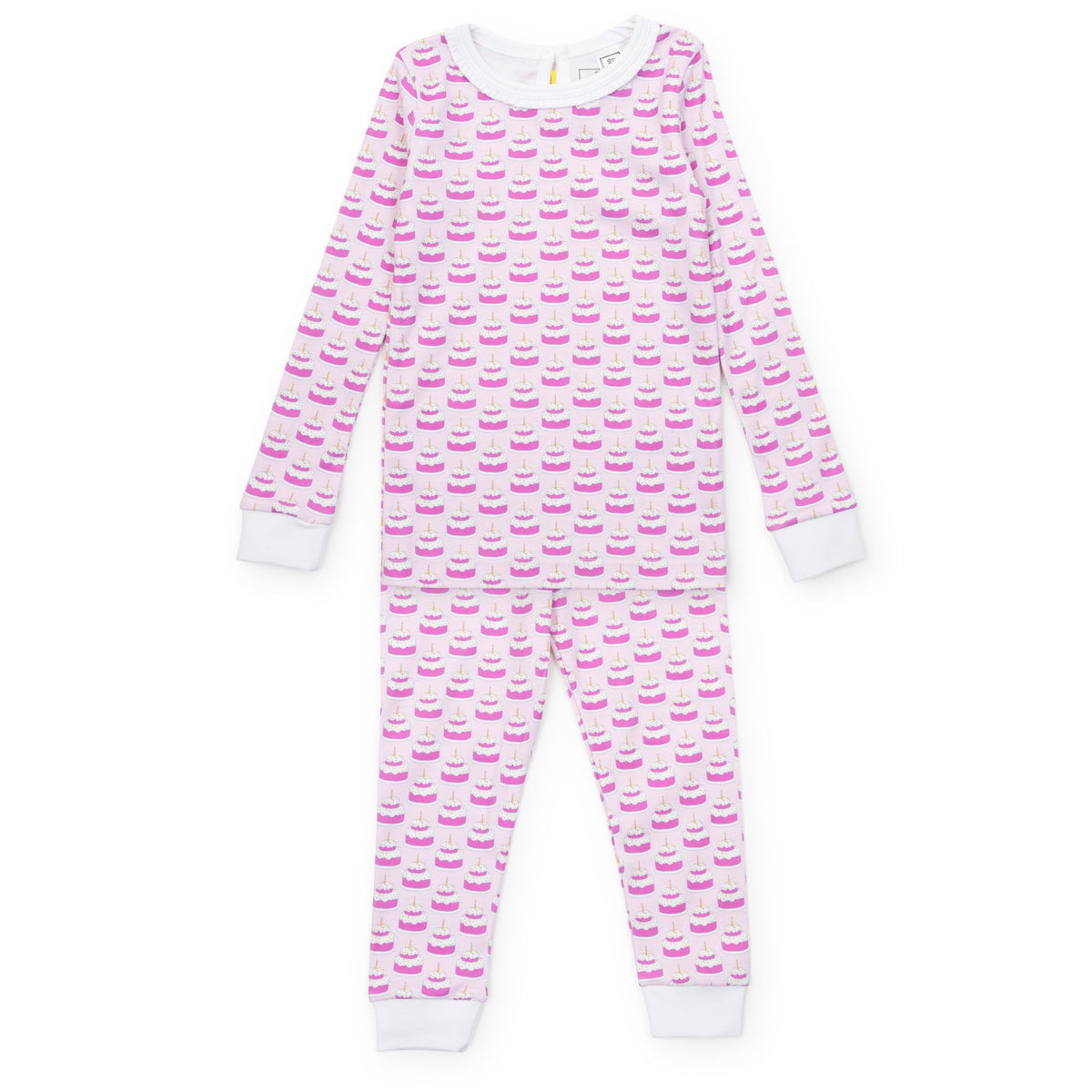Ava Pajama Pant Set - Birthday Cake Pink.