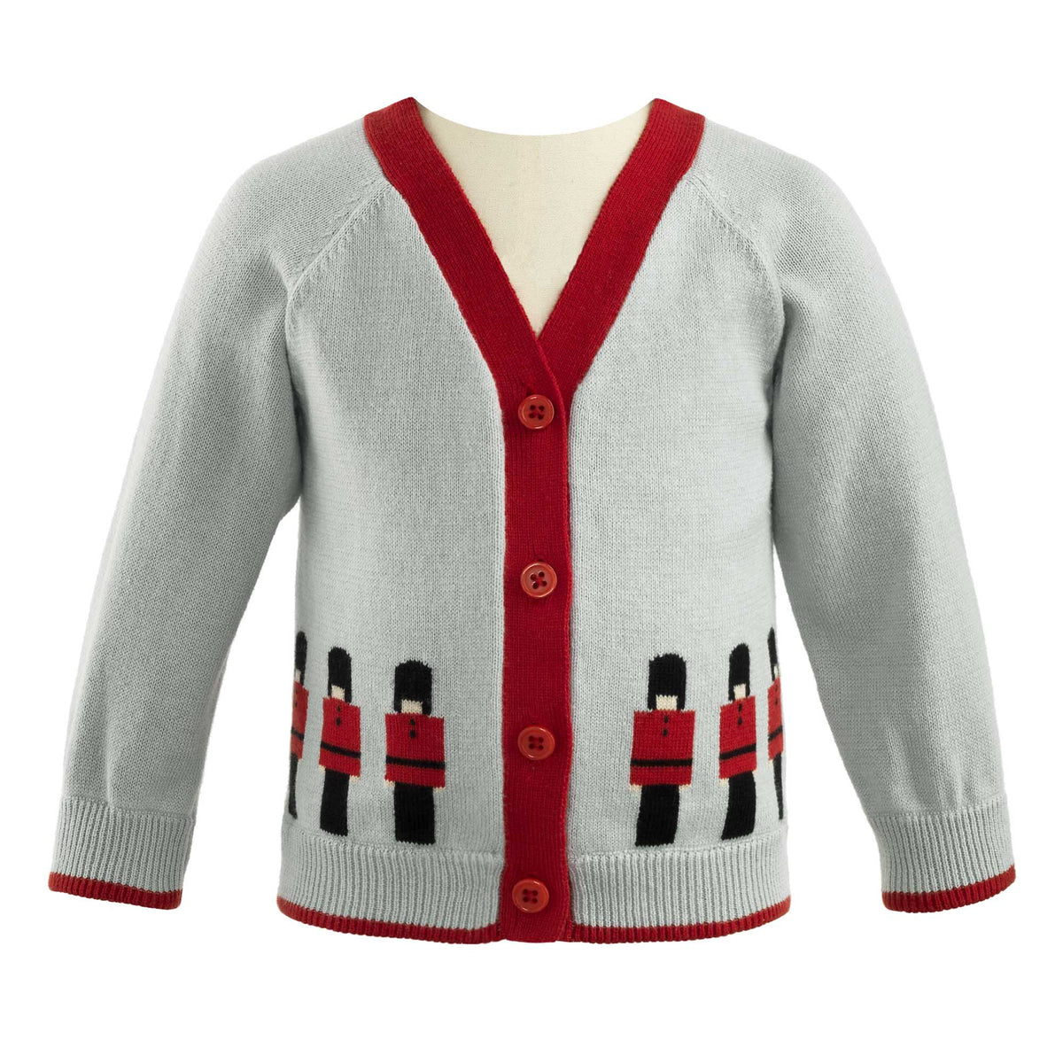 Soldier Intarsia Cardigan