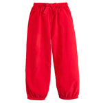 Banded Bow Pant - Red Corduroy