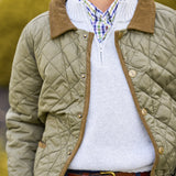 Quarter Zip Sweater - Gray