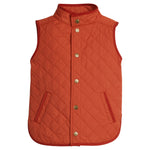 Classic Quilted Vest - Orange