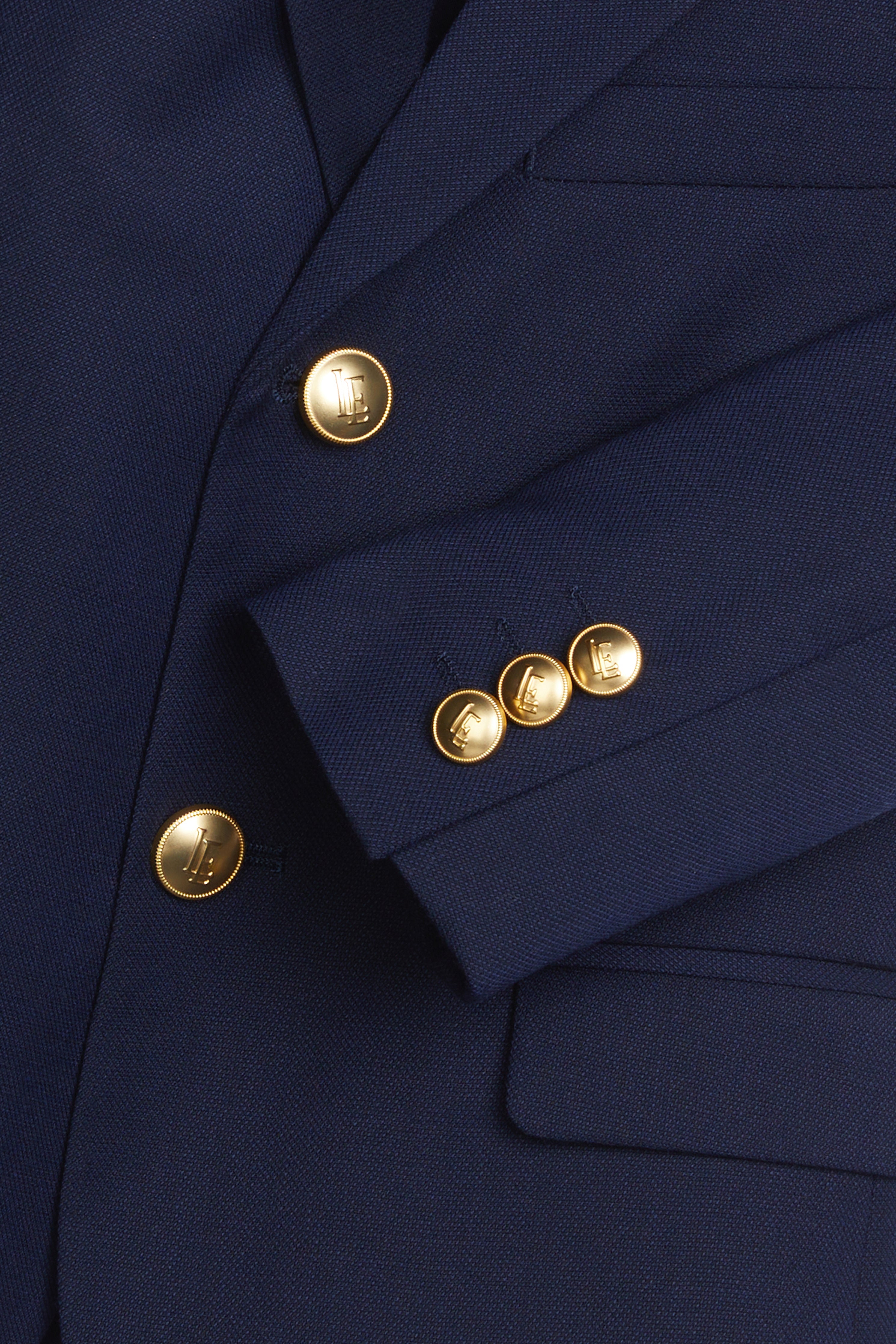 Classic Wool Blazer - Navy