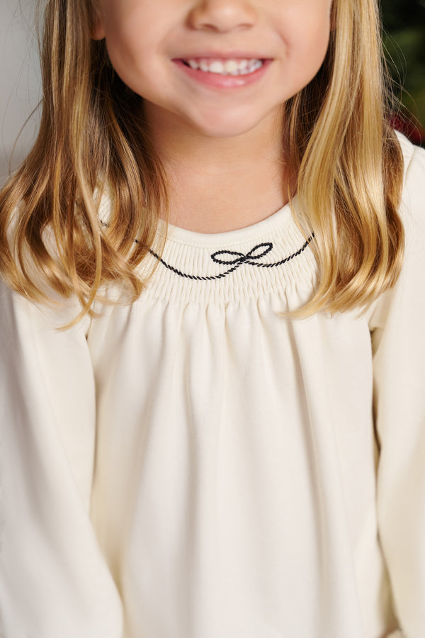 LS Sandy Smocked Dress