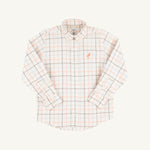 Dean's List Dress Shirt - Mantua Tattersall/Seashore Sherbert