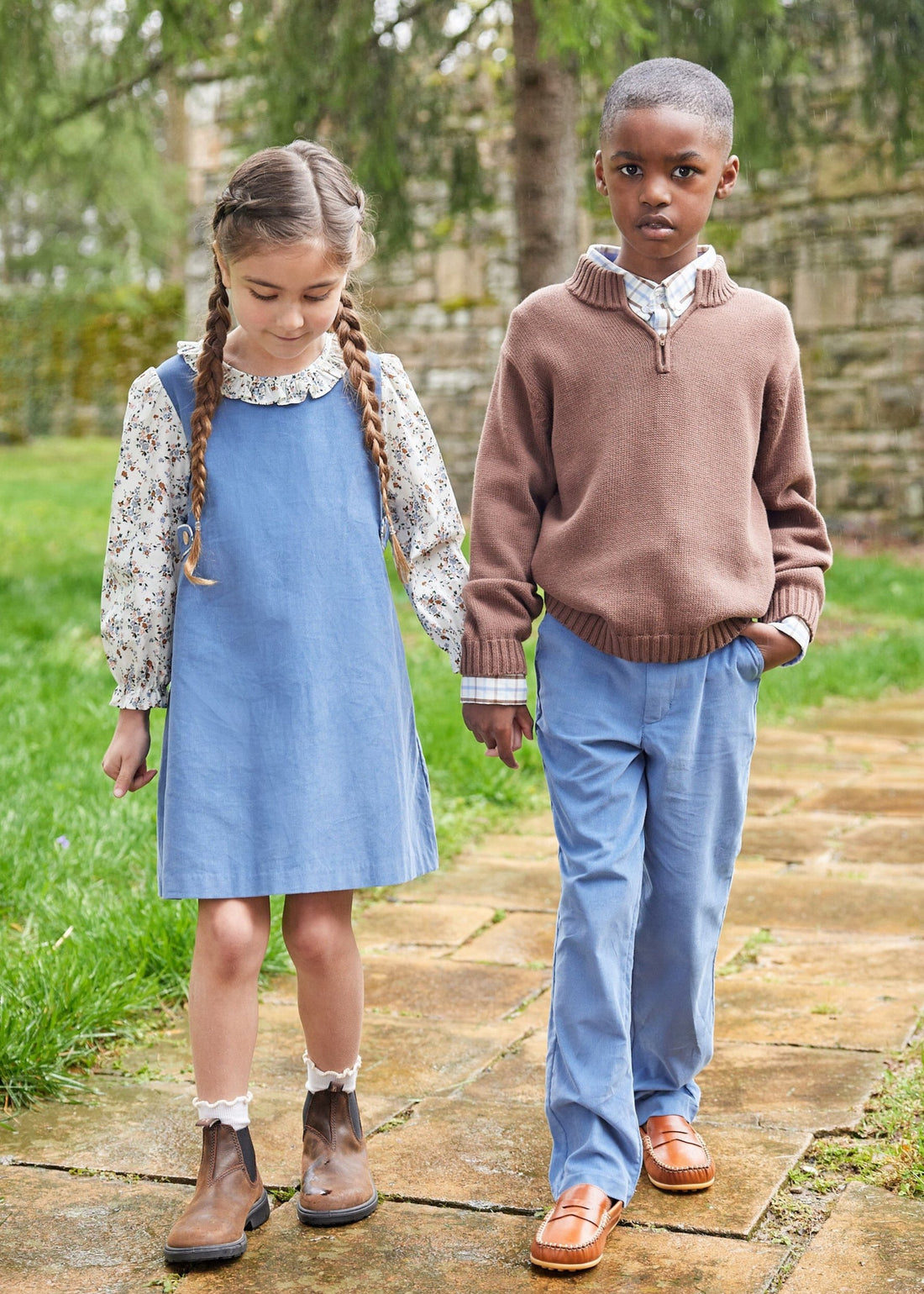 Quarter Zip Sweater - Chestnut