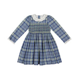 Heidi Blue Tartan Smocked Dress