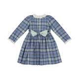 Heidi Blue Tartan Smocked Dress