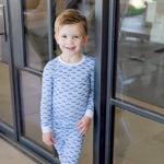 Grayson Pajama Pant Set - Birthday Cake Blue