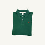 Prim and Proper Polo Long Sleeve - Grier Green/Richmond Red