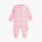 Pink Apres Chic Modal Footie