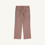 Prep School Pants - Twill Gray Bay Brown