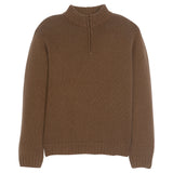 Quarter Zip Sweater - Chestnut