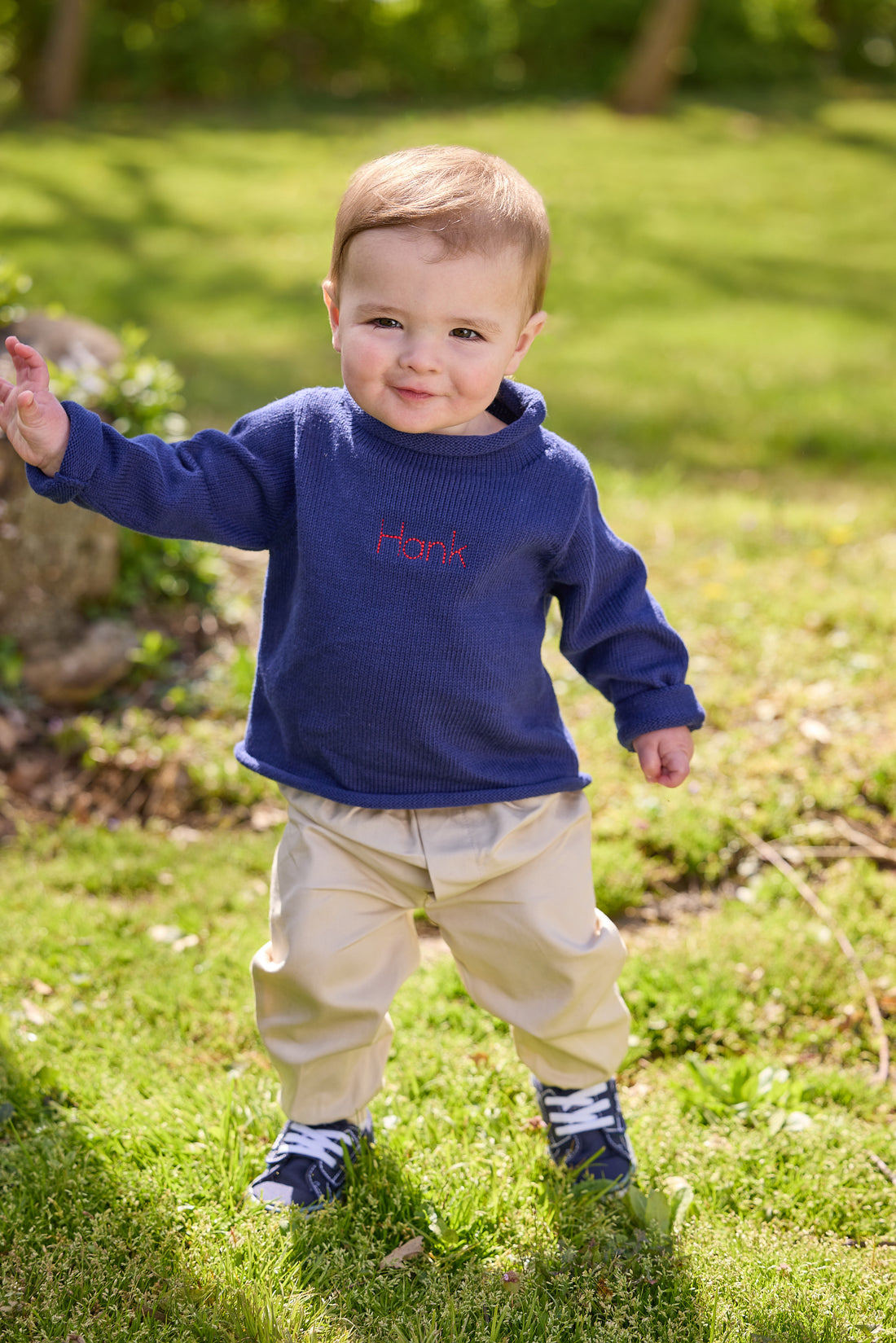 Banded Pant - Pebble Twill