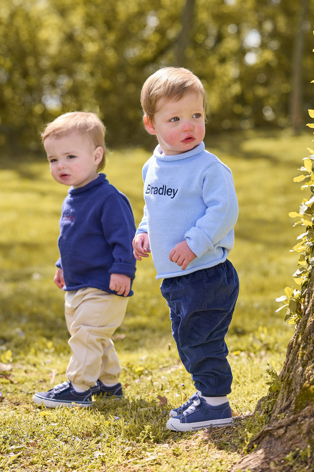 Banded Pant - Navy Corduroy
