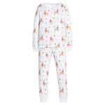 Ruffled Printed Jammies - Reindeer Games