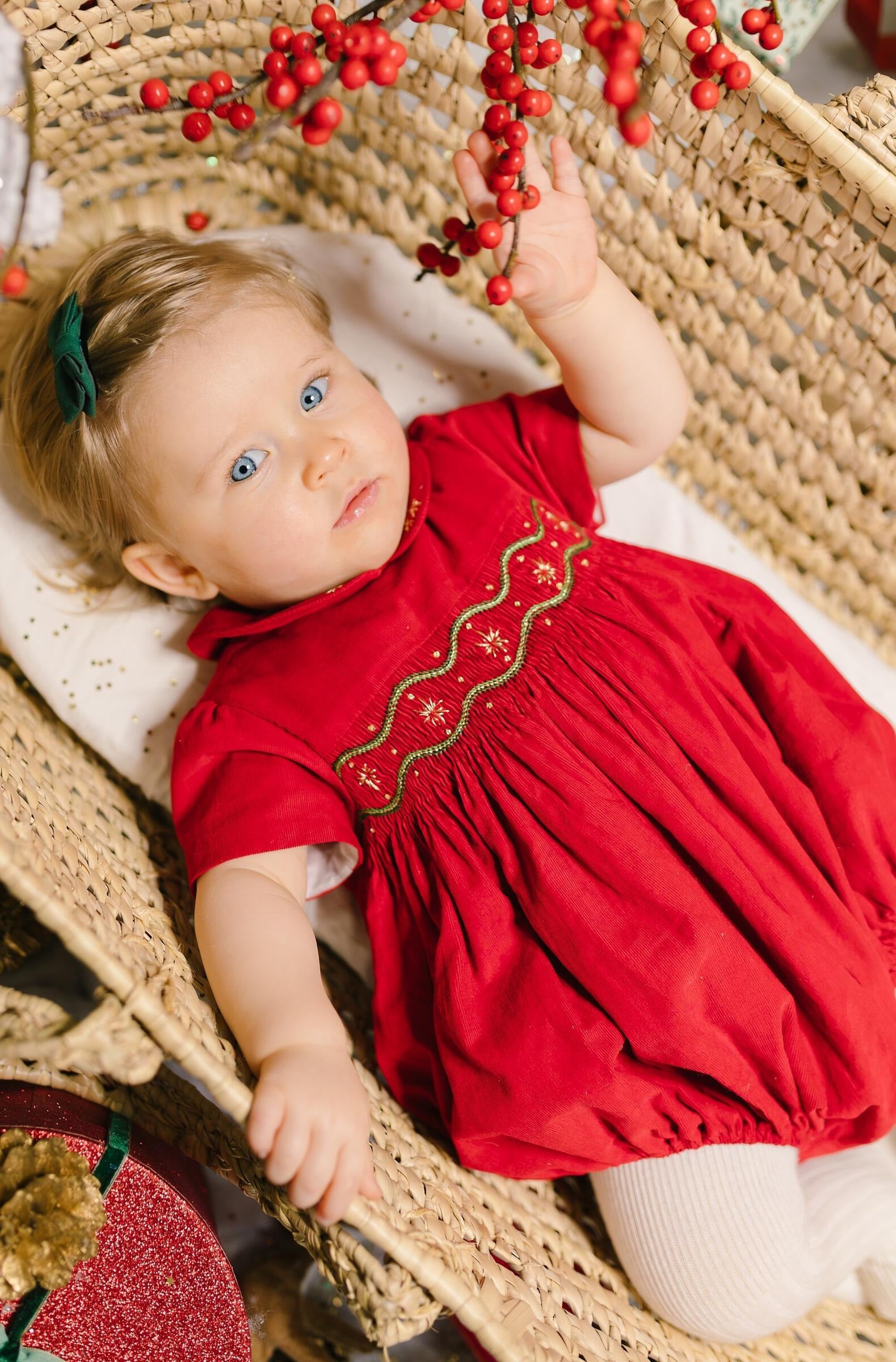 Stella Red Corduroy Bubble