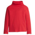 Solid Turtleneck - Red