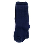 Cable Knit Tights - Navy