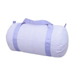 Lilac Seersucker Medium Duffel | Mint