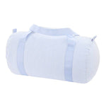 Baby Blue Seersucker Medium Duffel | Mint