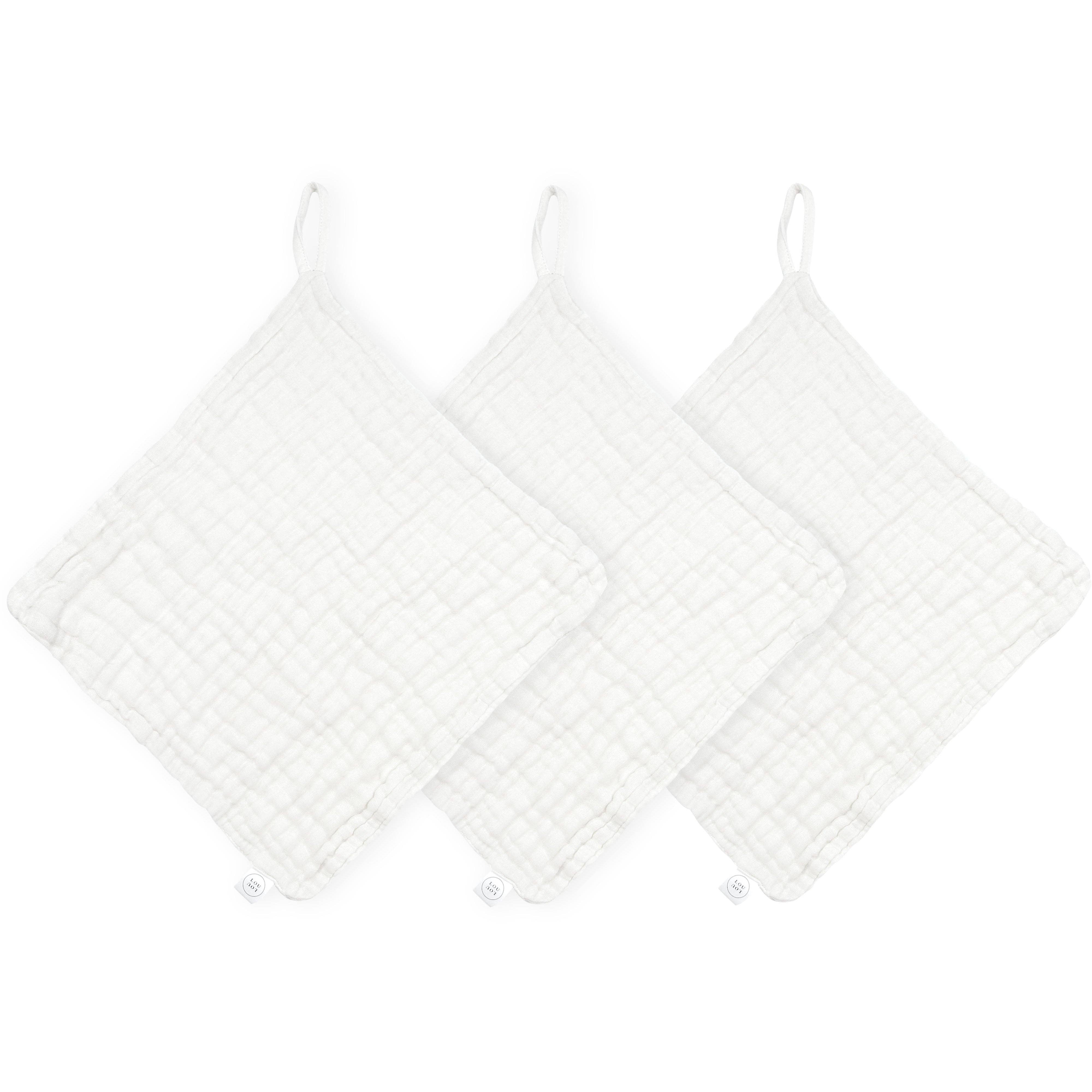 Bath - Washcloth 3 Pack - White