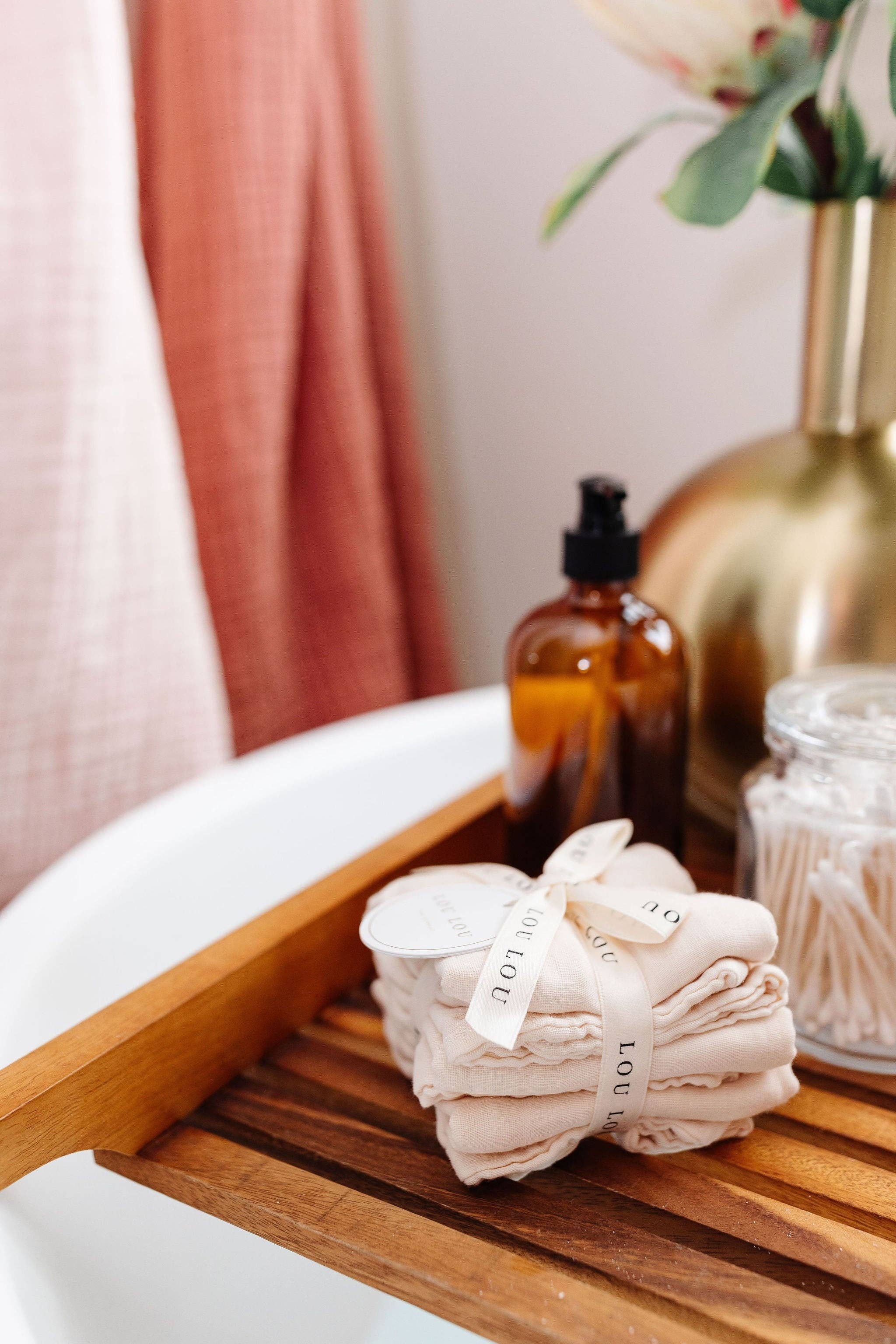 Bath - Washcloth 3 Pack - Blush