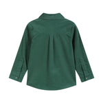 Green Corduroy Santa Dress Shirt