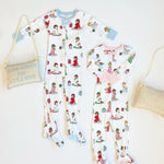 Knox`s Night Night Footed Blue