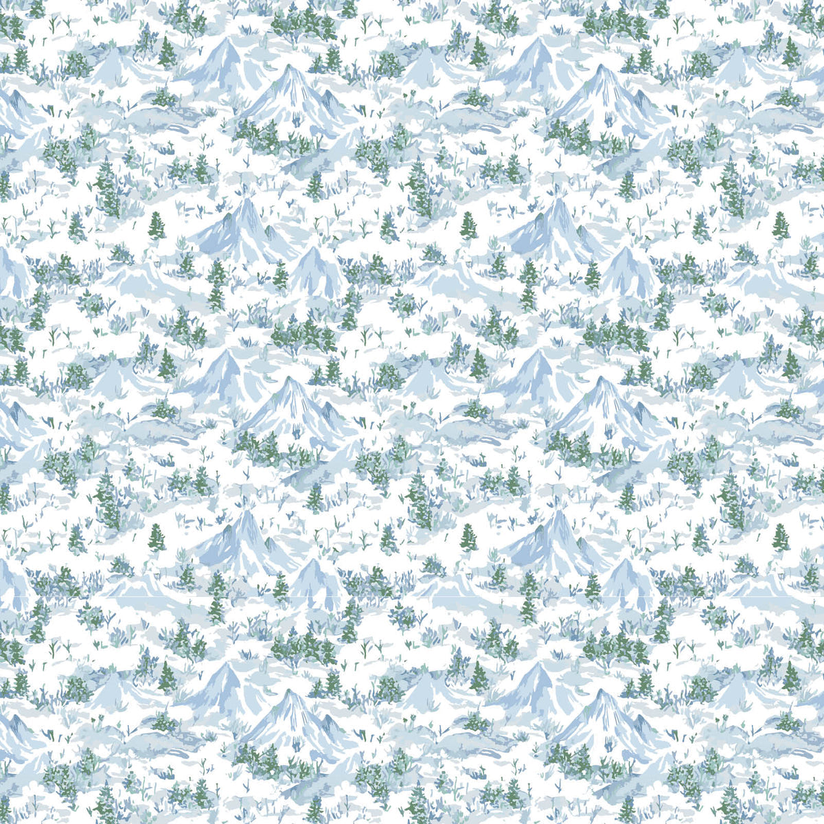 Grayson Pajama Pant Set - Snow Capped Mountains