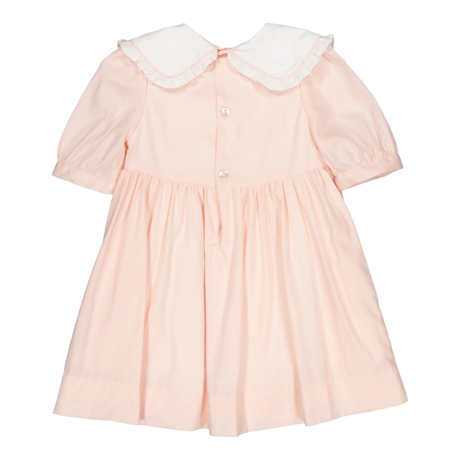 Swanille Embroidered Dress - Nude Pink Poplin