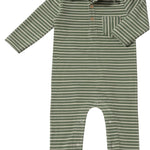 Kingston Polo Romper Forest/Cream