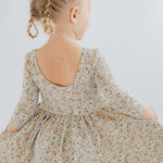3/4 Sleeve Twirl Dress in Bella Brown