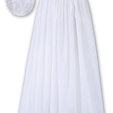 Smocked Christening Gown with Pearl Detail and Matching Bonnet