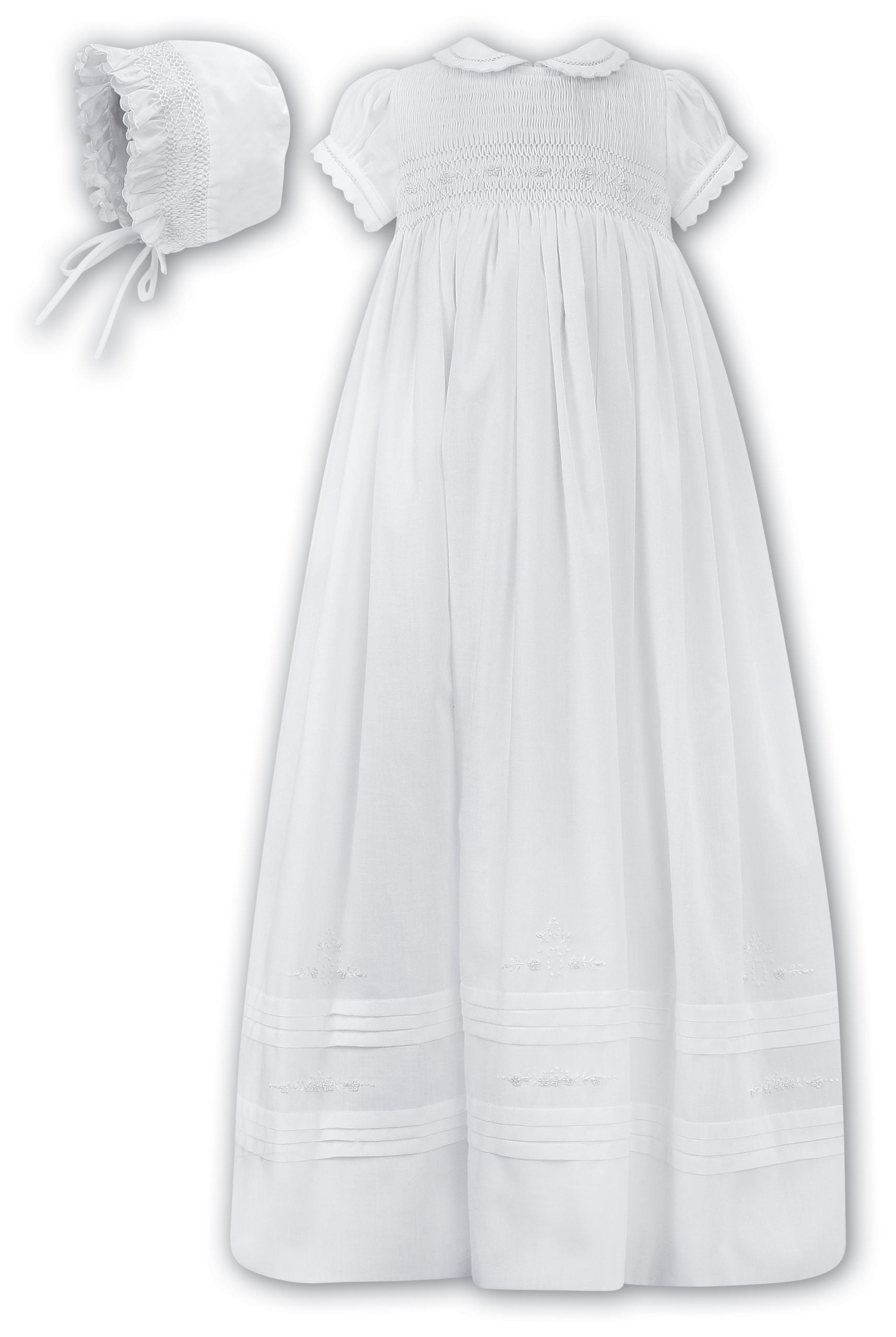 Sarah Louise Christening Robe and Bonnet 001173