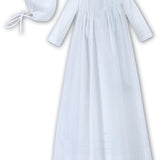 Sarah Louise Traditional Boys Christening Robe and Bonnet 001175