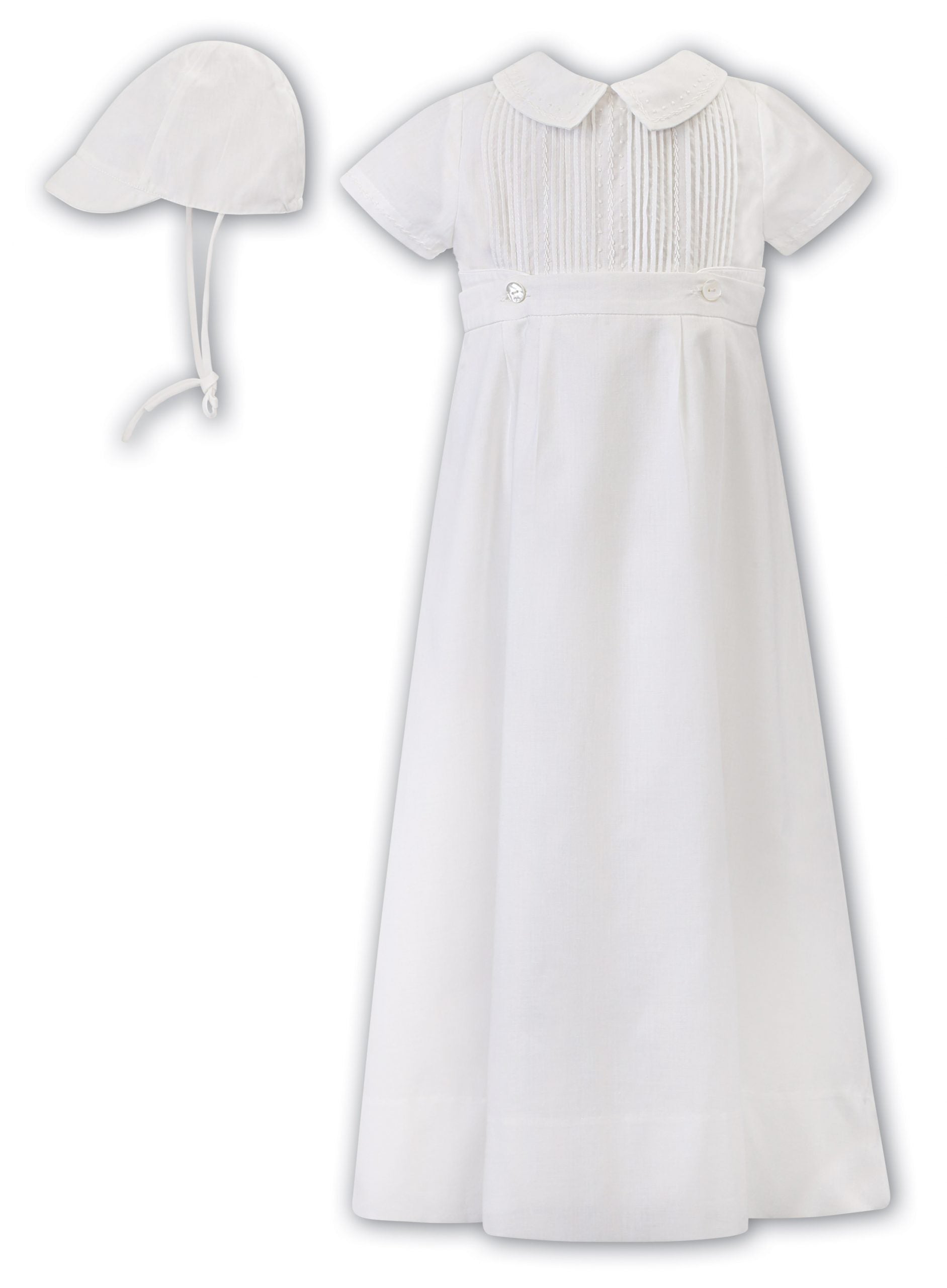 Sarah Louise Convertible Christening Bubble and Robe - White 001179